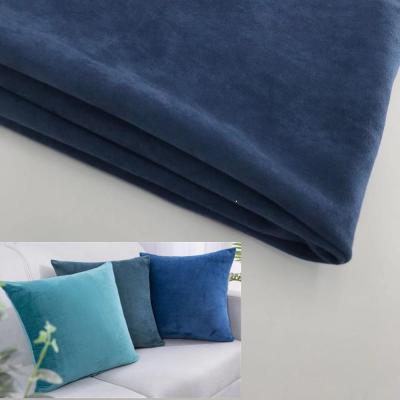 China 2021 New Trend Breathable 100% Polyester Velvet Fabrics Plus Size Suede Pillow Covers Sofa Clothing for sale