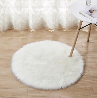 China Fashion Australian Plush Carpet Yoga Floor Mat Bed Mat Wool Rug Home Decoration for sale