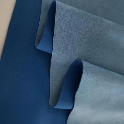 China 2021 Wholesale Polyester Light Blue 100% Suede Fabric Clothes Warm Waterproof for sale