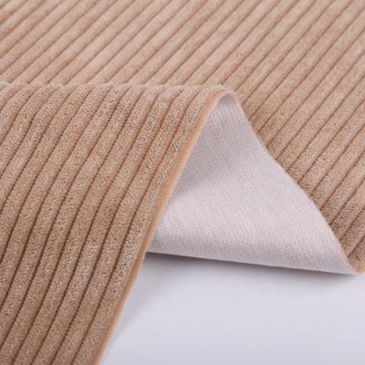 China Waterproof New Product Striped 90%P+10%N Thicken Groove Sofa Upholstery Corduroy Fabric Wale for sale