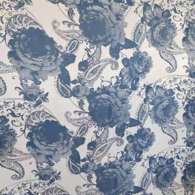 China Waterproof Printed Sofa Velvet Fabric Made In China For Velvet Curtain / Dress for sale