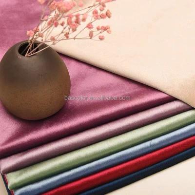 China 2021 newest products china velvet fabric antistatic glitter 100% polyester for home textile for sale