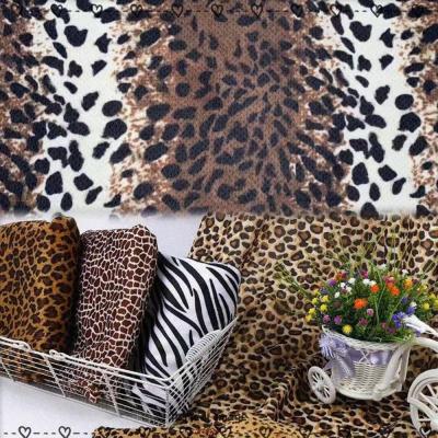 China China Waterproof Market Hot Leopard Print Fabric 100% Polyester For Furniture for sale