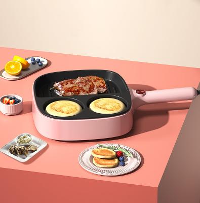 China Household 3 In Pot 1Household Mini Electric Frying Pan Multifunctional Electric Hot Pan for sale