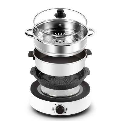 China 4L Car Split Type Electric Hot Pot Cooker Household Electric Stove for sale