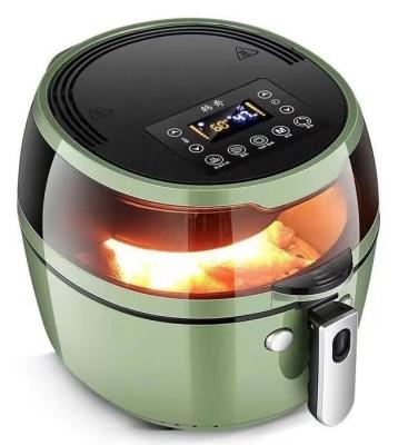 China Hotel 8L Large Capacity Automatic Commercial Hot Air Fryer Smart Electric Air Fryer Obvious for sale