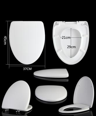 China High Quality Slow-end Toilet Seats Sanitary Ware Extended Soft Narrow Toilet Seat for sale