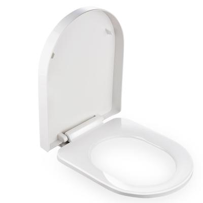 China Slow-End Toilet Seats Soft Closing Mechanism With Toilet Seat Hinges And Toilet Lid Square for sale