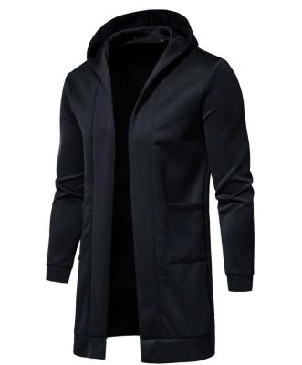 China 2022 Winter Style Men's Anti-Wrinkle Sale Medium Length Men's Hooded Anorak Warm Custom Black Long Coat Coat Accept ODM and OEM customization for sale