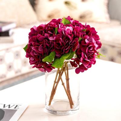 China Art Decor Real Touch Buy Artificial Flowers Online Wholesale Price Artificial Hydrangea for sale