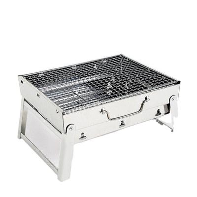 China Custom High Quality Outdoor Charcoal BBQ Hand Held Camping Grills Adjustable Size for sale