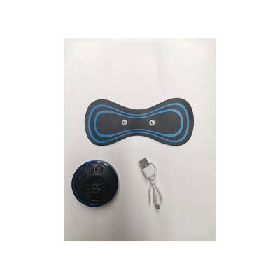 China Cervical Vertebra Mini Intelligent Stickers Electric Pulse Neck Massager Soft Product for sale