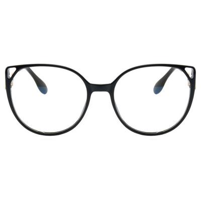 China Hot Selling New Fashion Cat Eye Anti Blue Light Alloy Optical Glass Frames High Quality Reading Glass for sale