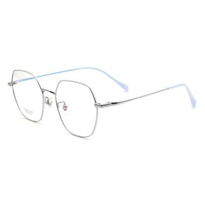 China For Reading Glass Fashion High Quality Computer Glasses Blue Lightweight Eyewear Anti Raw Pure Titanium Eyeglass Frames Optical Frames for sale