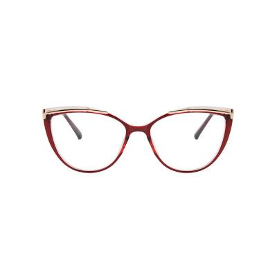 China For Eyewear Fashion Blue Light Prescription TR90 High Quality Relaxation Glasses Reading Glasses Anti Breaking Glasses Sight Cat Eye for sale