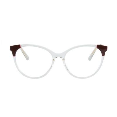 China For Eyewear Fashion Blue Lightweight Reading Glasses High Quality Relaxation Glasses Anti-Break TR90 Cat Eye Eyeglasses Frames for sale