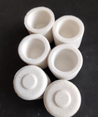 China 1.7g Bulk Density Ceramic Crucible Perfectly Designed for Carbon Sulfur Analyser for sale