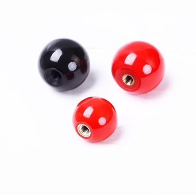 China BEST industrial hot turned ball knobs round bakelite and plastic knob for sale