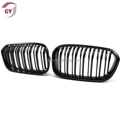 China ABS Car Parts Car Grille For BMW Dual Line 1 Series F20 F21 Auto Car Grille Center Grill F20 F21 2015-2019 for sale