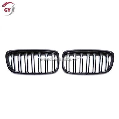 China ABS Automotive Parts Dual Slats Kidney Grille For BMW 2 Series Granny Touring Car f45 f46 Change Grill To M Color Front Grille 2014-2018 for sale