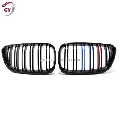 China ABS Factory High Quality Dual Car Slats Three Color Grill For BMW 2 Series F22 F23 Car Front Grille 2014-2018 for sale