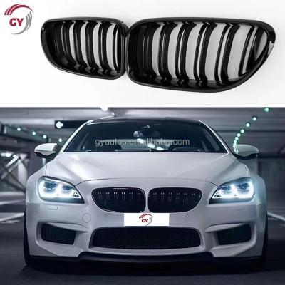 China ABS Automotive Parts Dual Slats Kidney Grill For 6 Series F06/F12/F13 2012-2017 Front Grill for sale