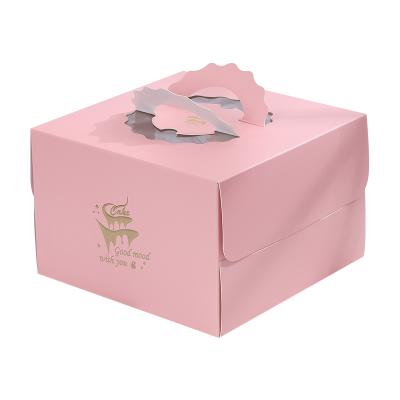 China 10pcs/bag recyclable coated embossed paper box for 6