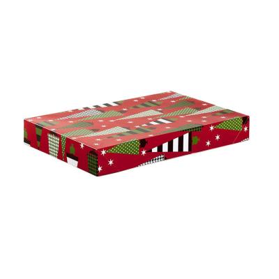 China Recycled Materials Customization Acceptable Gift Box For Wrapping With Lids 14.95x9.5x1.94 Inch Box 38x24x5cm For Dress Children's Clothing Scarves for sale