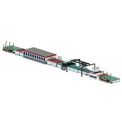 China Hotels PVB / EVA Oven Laminated Glass Glass Laminating Production Line for sale