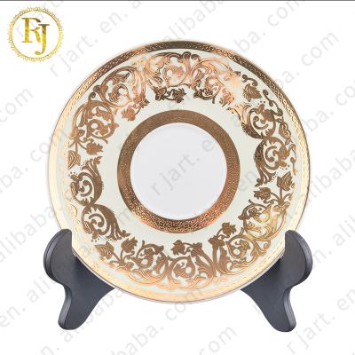 China Sustainable High End Muslim Villa Decoration Uzbekistan Skidki Chinni Idishlar Posuda Dish Dishes Tableware Set Luxury Dishes Sets Tableware for sale