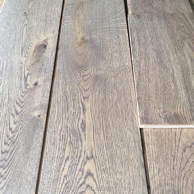 China Contemporary Oiled Grained Hickory Engineered Wood Flooring for sale