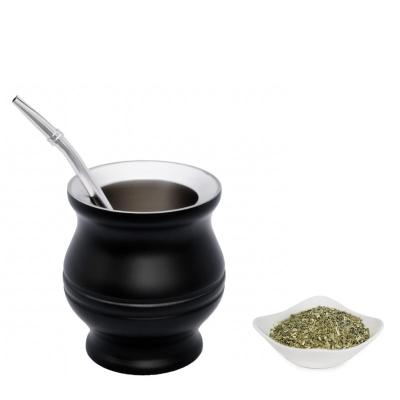 China Viable Mate Gourd and Bombilla Cup Herbal Yerba Tea (Cup + Free Straw) for sale