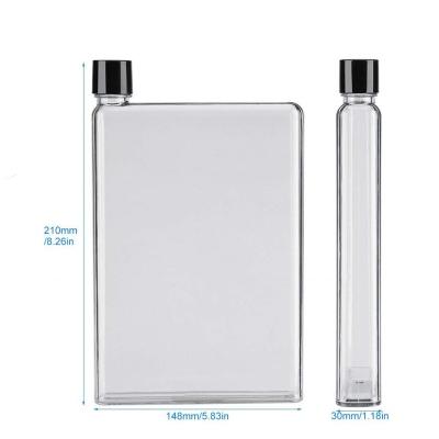 China Slim A5 Size Memor Water Bottle School Office Kids Sustainable Convenient In Bag for sale