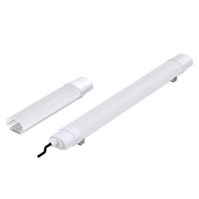 China Competitive Warehouse Plastic PC 36W 4FT IP65 Led Tri Proof Batten Light for sale