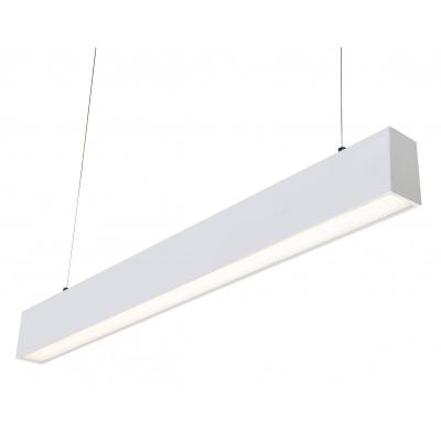 China Indoor Office 4FT 3000K 4000K 5000K CCT LED 5FT Suspended Adjustable Linear Light for sale