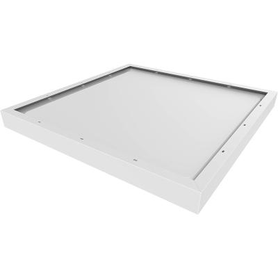 China Screwless White Paint Aluminum Universal Rack Mount For LED Panels 62X62 60X60 30X120 60X120CM for sale