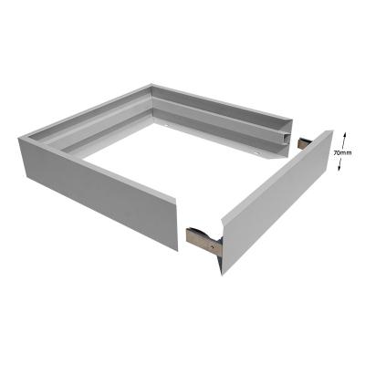 China Modern 600*600 620*620 300*1200 screwless led panel surface mount frame for sale