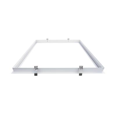 China Free Sample Panel Screw Recess Joint Support Panel Installation Aluminum Led Frame Recess Support Frame for sale