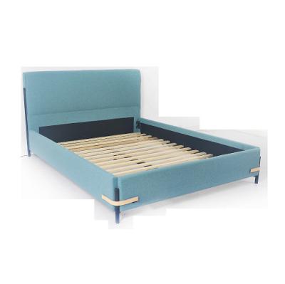 China Lighted Headboard Nisco Upholstered Bed, Turquish Colors & Polyester, Twin, Multiple Sizes Available for sale