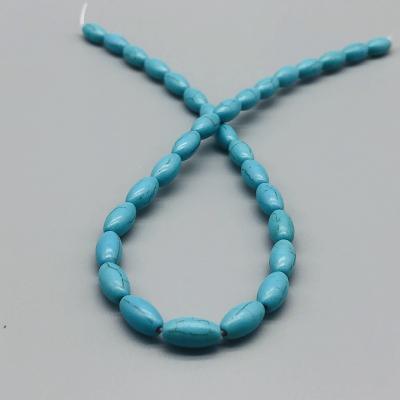 China Turquoise Polishing Gemstone Beads Strands Used For Clothes And Shoes Turquoise Beads Nature Color Turquoise for sale