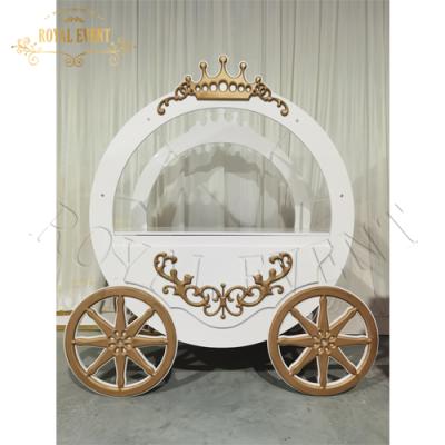 China Wedding Event Party /party Christmas Candy Cart Decoration Dessert Food Cart Display Stand New Coming for sale