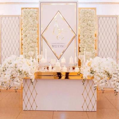 China Hot Selling Acrylic Wedding Event /party Cake Table Banquet Table For Party Decorations for sale