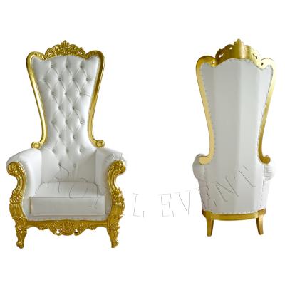 China Modern Elegant Cheap King Throne Chair Wedding Sofa For Bride And Groom for sale