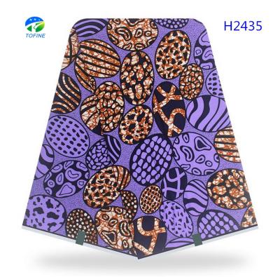 China Anti-static High Quality African Cotton Wax Prints Fabric Classic Geometric Wax Holland Wax Fabric for sale