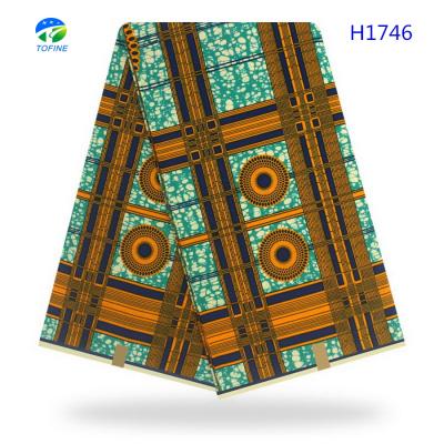 China Latest Popular Anti-static African Wax Print Fabric Ankara Holland Wax Fabric Cotton Wax Fabric for sale