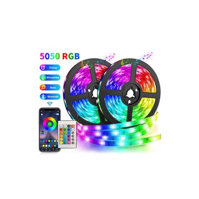 China Indoor Low Moq Led Strip Lights For Decoration Room Decoration Room Strip Lights RGB Remote Led Color Changing Light for sale