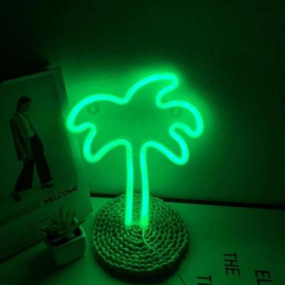 China Wholesale High Quality Hotel Led Neon Table Lamp Night Neon Light For Room Decoration Neon Table Lamp for sale