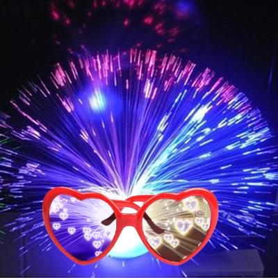 China Light Led Fiber Optic + Acrylic Fiber Optic Lights Kids Romantic Gift Customized Modern Design Decorative Bedroom Night Light With Special Effect Glasses for sale