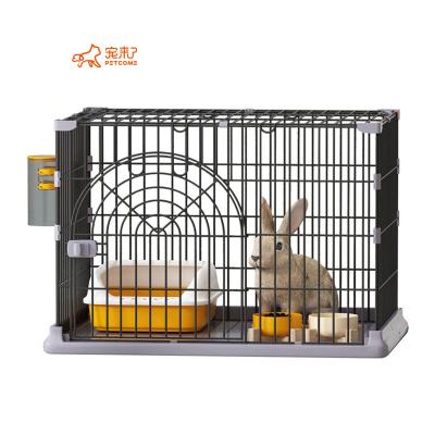 China PETCOME China Wholesale Breathable Cheap Large Indoor Cage For Rabbits Pet Breeding for sale