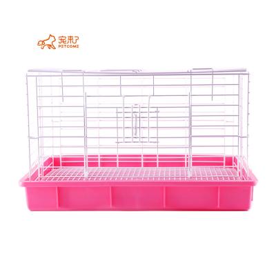 China PETCOME Breathable Wholesale Cheap Commercial Indoor Wire Mesh Farming Big Stackable Breeding Rabbit Cage for sale